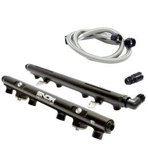 Ford F-150 Billet Fuel Rail Kit - Snow Performance - Black - `11-`17 Ford F-150 Billet Fuel Rail Kit - Snow Performance - Black - `11-`17